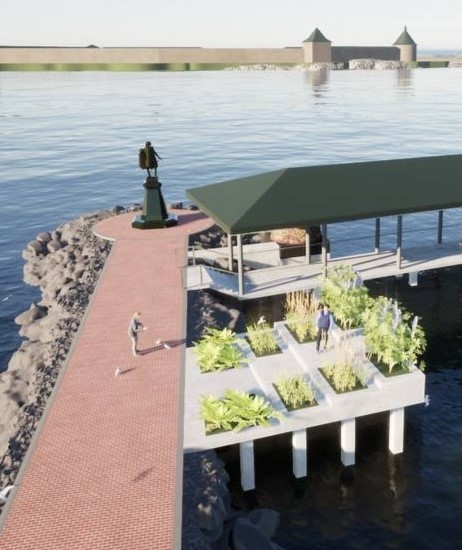 Водный путь в крепость Орешек